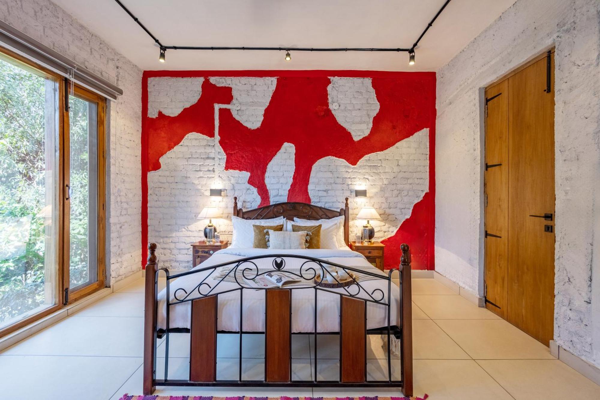 Elivaas Hidden Oasis 4Bhk With Pool, Mud House & Container House Villa Dhauj Exterior photo